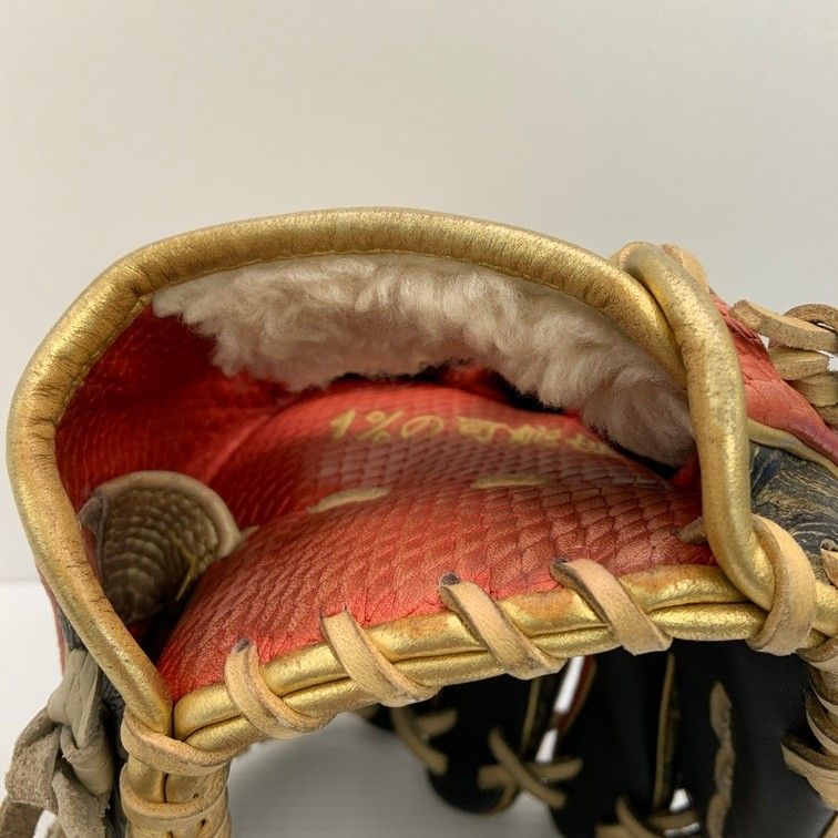 中古品 アバターグラブ AVATARGLOVE パラマウントスポーツ 硬式 内野手用グローブ 刺繍入り ペイズリー柄 左投げ 3971 中古品 アバターグラブ AVATARGLOVE パラマウントスポーツ 硬式