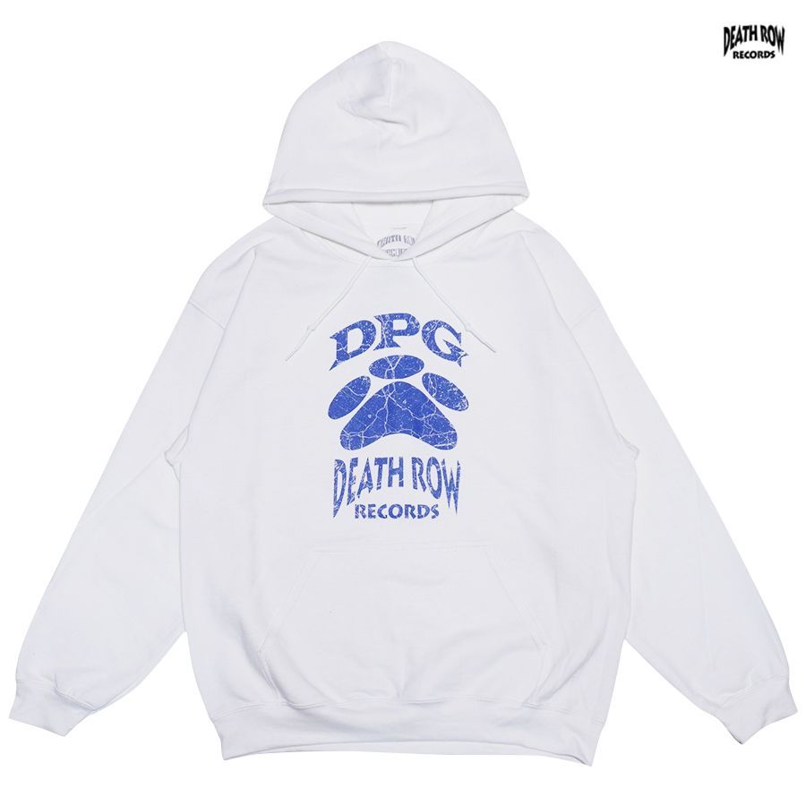 DEATH ROW RECORDS × THA DOGG POUND DPG PAW HOODIE【WHITE
