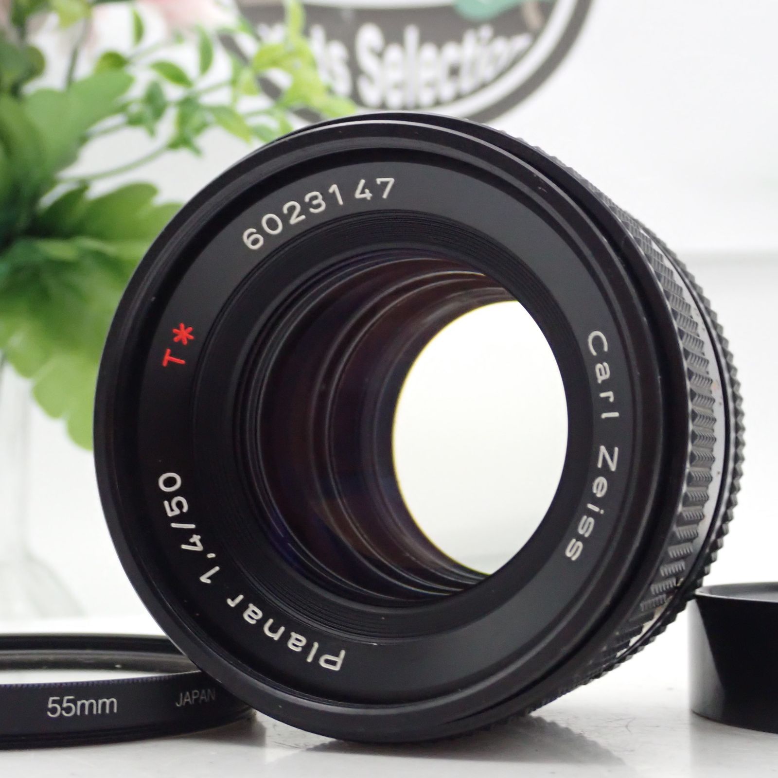 良品 CONTAX Carl Zeiss Planar 50mm F1.4 AEJ C/Yマウント 標準