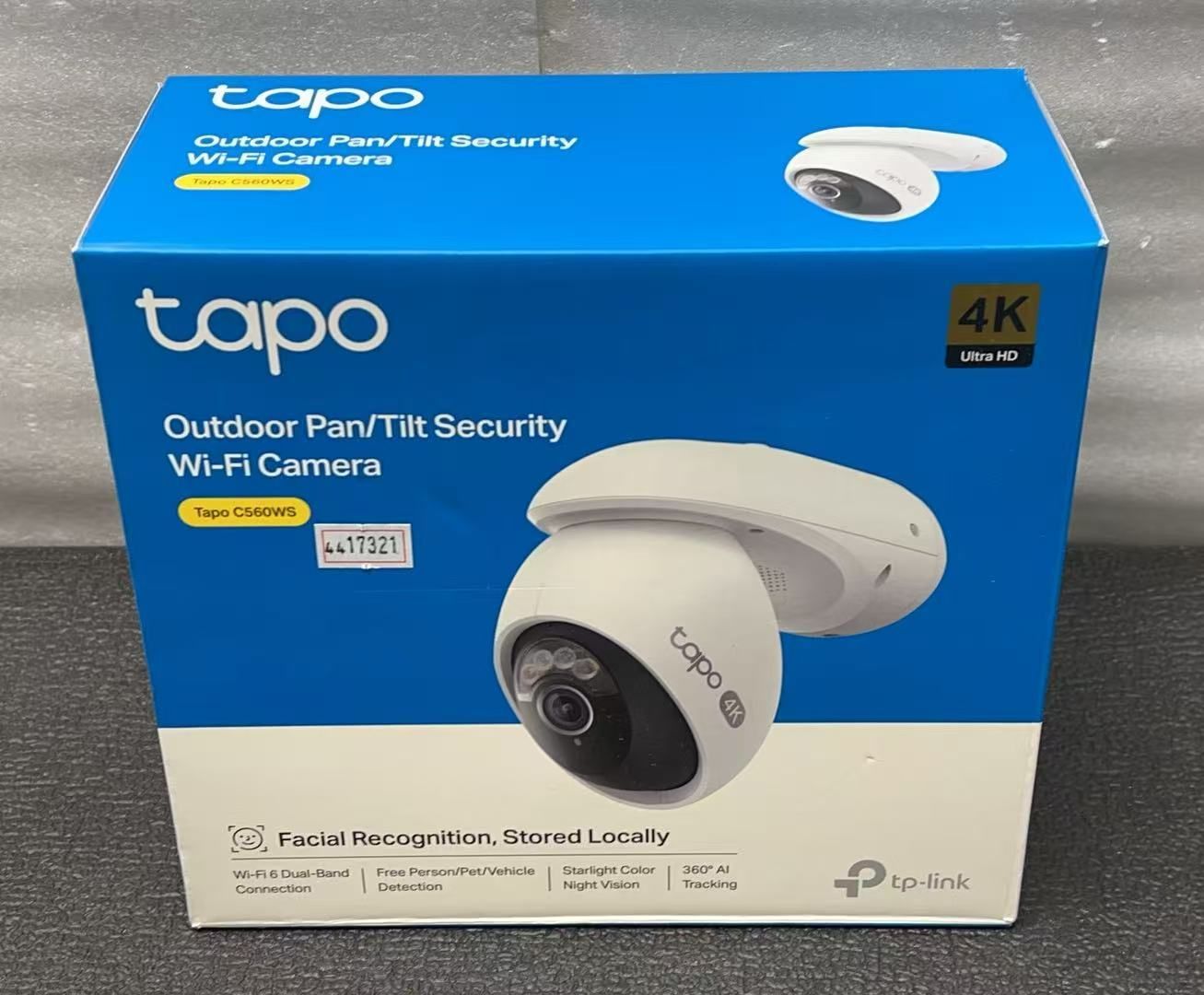 TP-Link Tapo C560WS 屋外パンチルトセキュリティWi-Fiカメラ 4417321