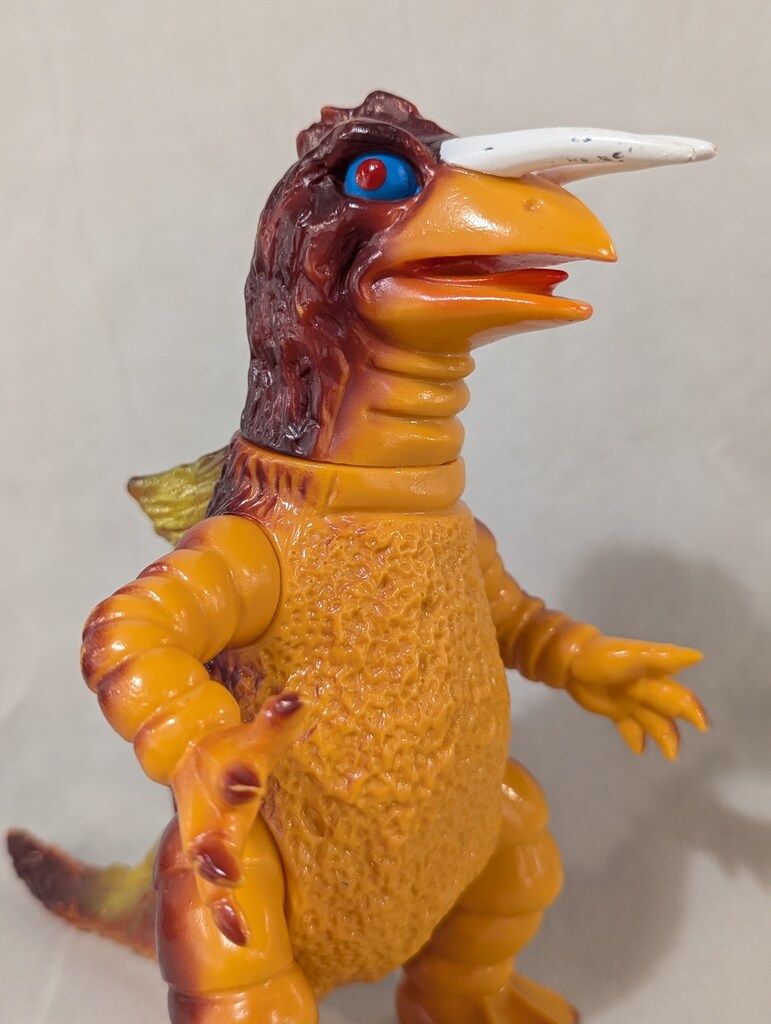マルサン 復刻 ウルトラ怪獣シリーズ ドランゴ(オレンジ成型/黄&茶塗装 