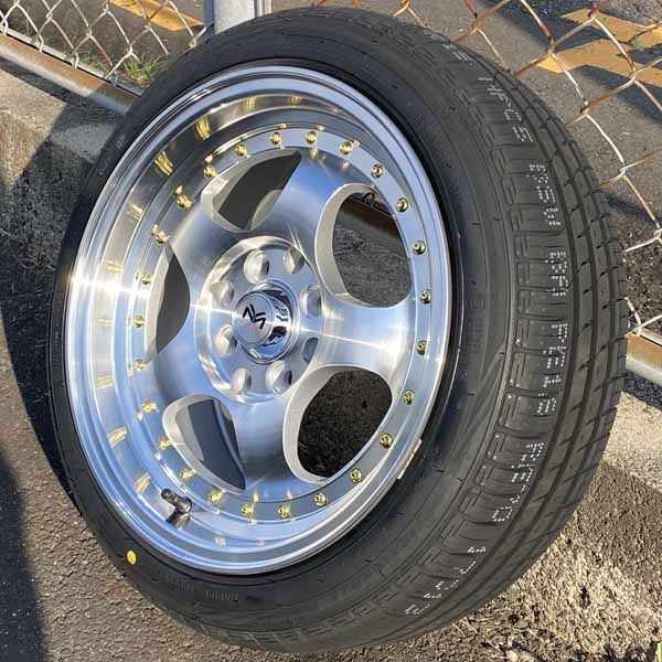 15インチ タイヤホイール4本セット 15×7J 38 PCD100 114.3 4穴 SAILUN ATREZZO ECO 165|50R15 165|55R15 ローダウン 軽 軽トラ 軽バン コンパクトカー など