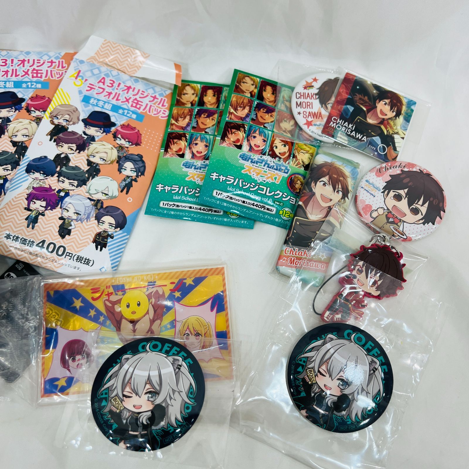 A【引退品】アニメグッズ まとめ売り A3! オリジナルデフォルメ 缶 