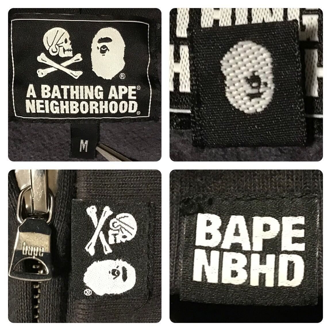 BAPE × NEIGHBORHOOD シャーク パーカー Mサイズ shark full zip