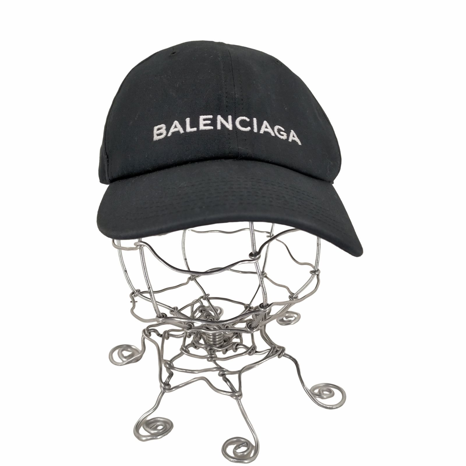 バレンシアガ BALENCIAGA フロントロゴ刺繍6パネルキャップ メンズ L