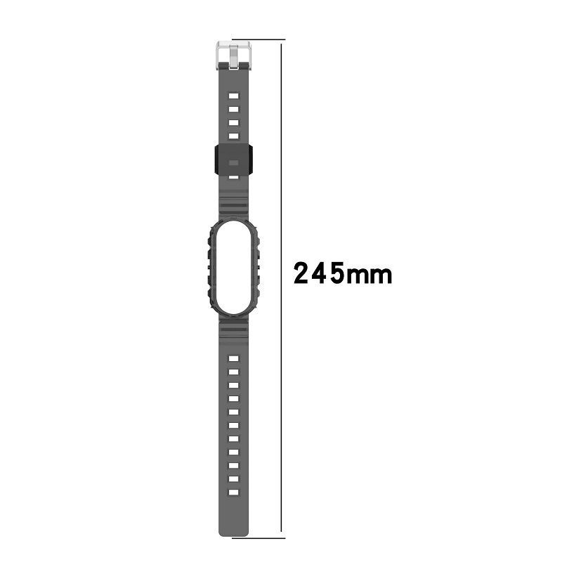 【フォロー割あり★春セール |お得 4点セット】Xiaomi Smart Band 7 (Smart band 5/6兼用) 交換ベルト バンド ストラップ スマートウォッチ 替えバンド クリア 透明感 スマートバンド シャオミ 保護フィルム