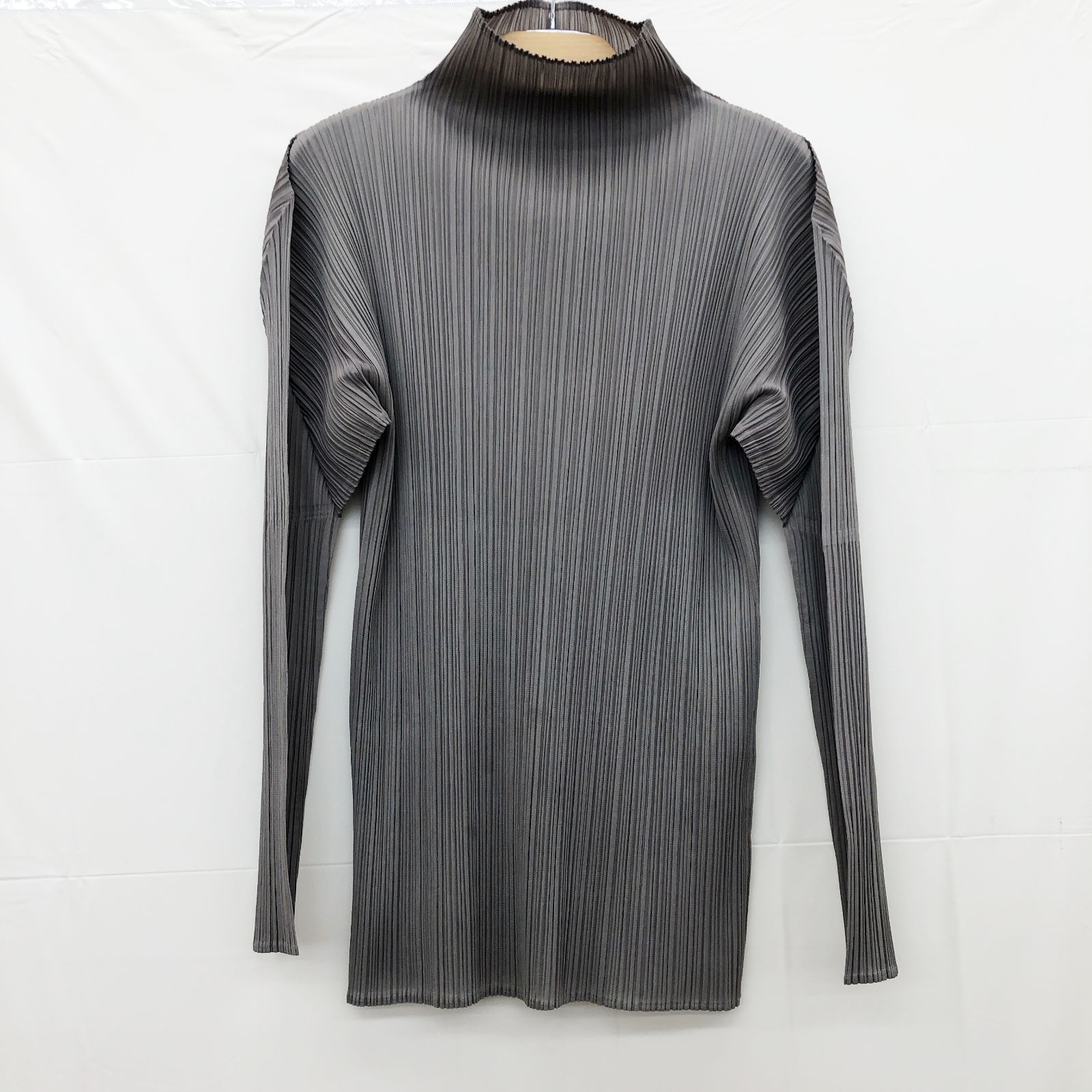 PLEATS PLEASE プリーツプリーズ ハイネック 長袖 カットソー
