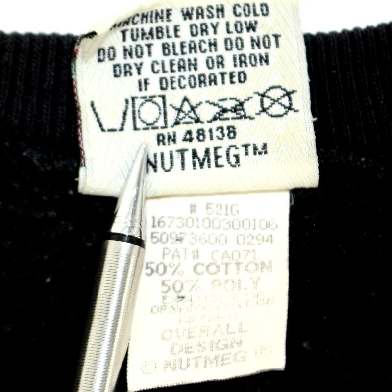90s Champion シカゴ ブラックホークス スウェット M ブラック 90s USA製 NHL vintage シカゴ・ブラックホークス NUTMEG