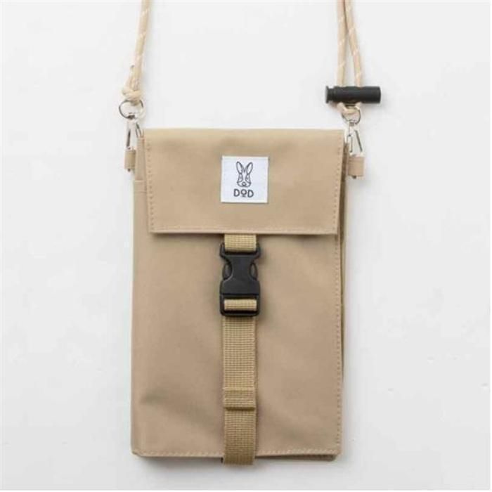 ディーオーディー DOD　ウォレット ショルダーバッグ 男女兼用 多機能 WALLET SHOULDER BAG BOOK KHAKI