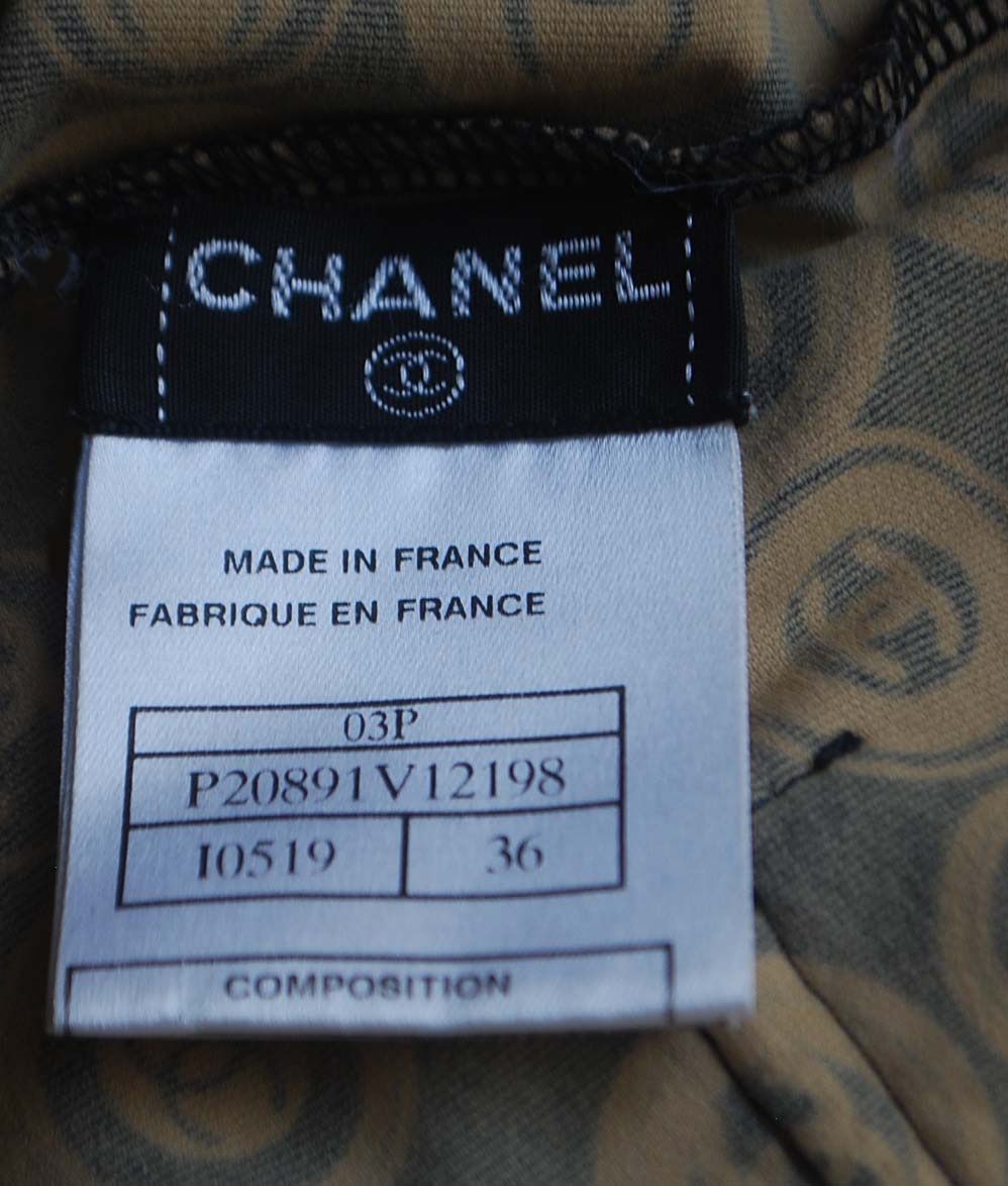 【レア】CHANEL ボーダー ミニ スカート サイズ36 CHANEL シャネル◉ シャネルマーク ミニスカート - メルカリ