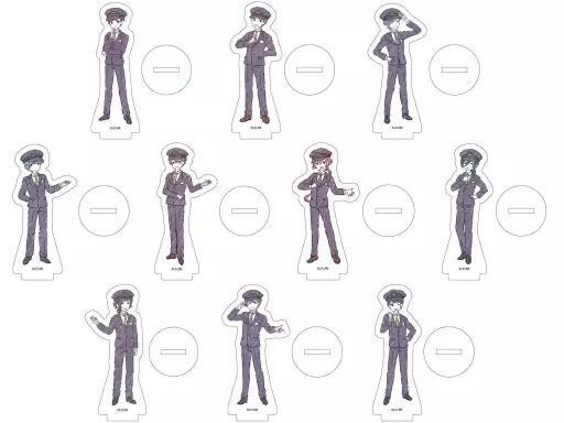 中古】雑貨 全10種セット 「STATION IDOL LATCH! アクリルぷち