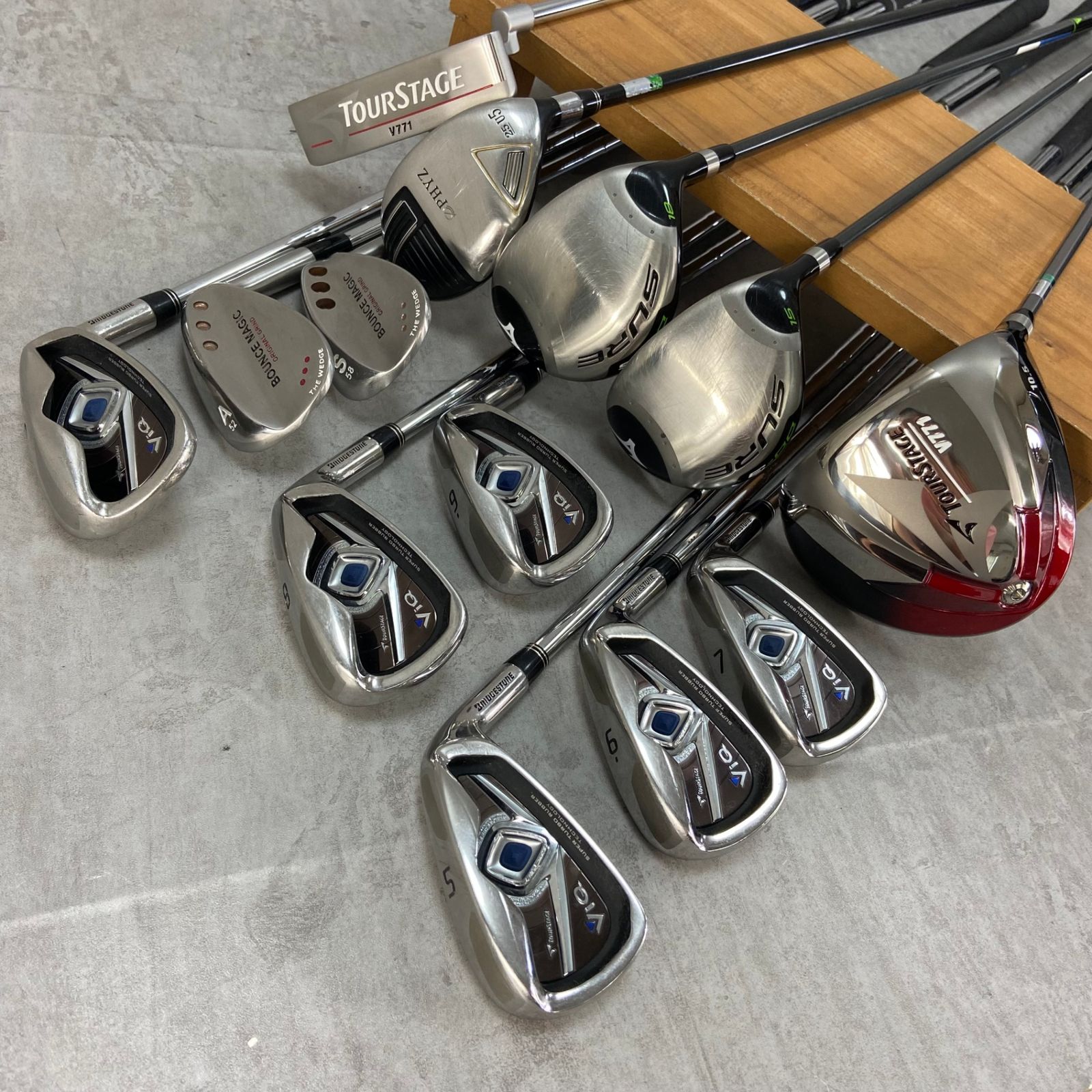 TOURSTAGE ツアーステージ メンズゴルフ14本セット 右利き用