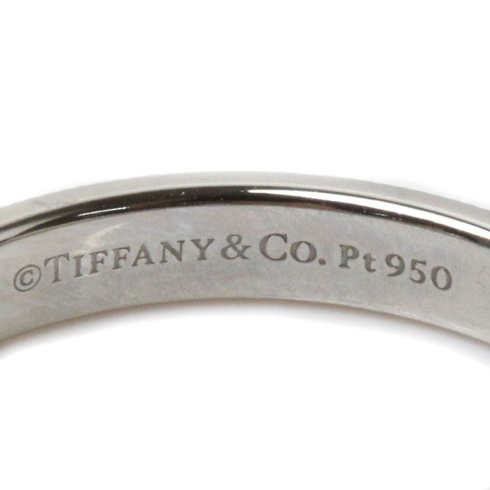 6.5号TIFFANY&Co. ティファニー ミルグレイン Pt950プラチナ