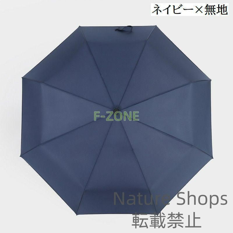 通販生活 日傘 折りたたみ ネイビー GW値下げ中! 新品未使用】折りたたみ傘 晴雨兼用 日傘 雨傘 8本骨 自動開閉