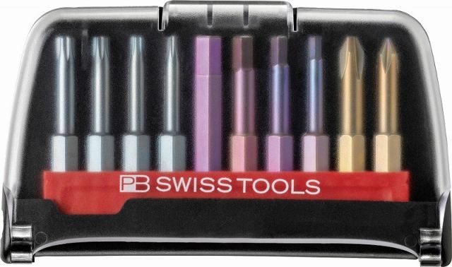 PBスイスツールズ1/4”Hex段付きビットセット【10本組】ケース入りE6.700BC(PB SWISS TOOLS)