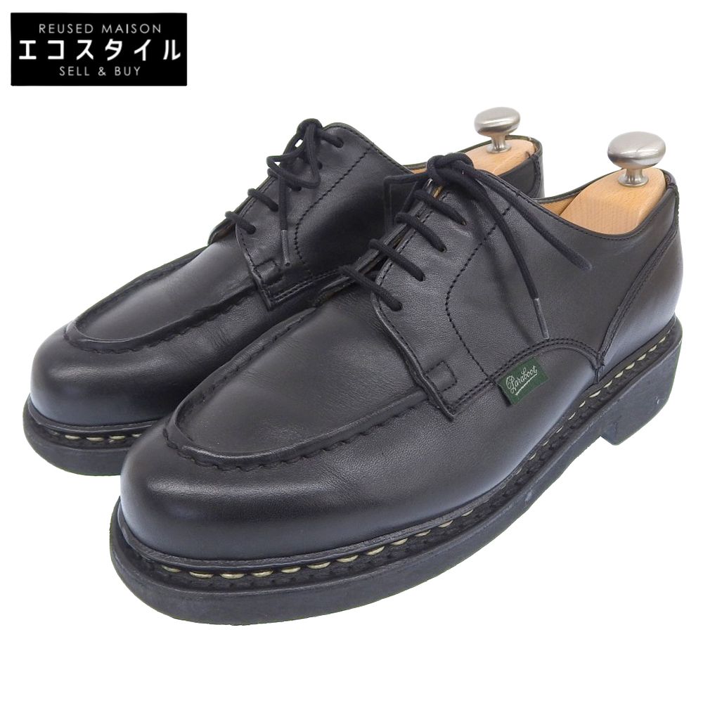 Paraboot パラブーツ シャンボード Uチップ レザーシューズ メンズ ノワール ブラック 36 91685 6