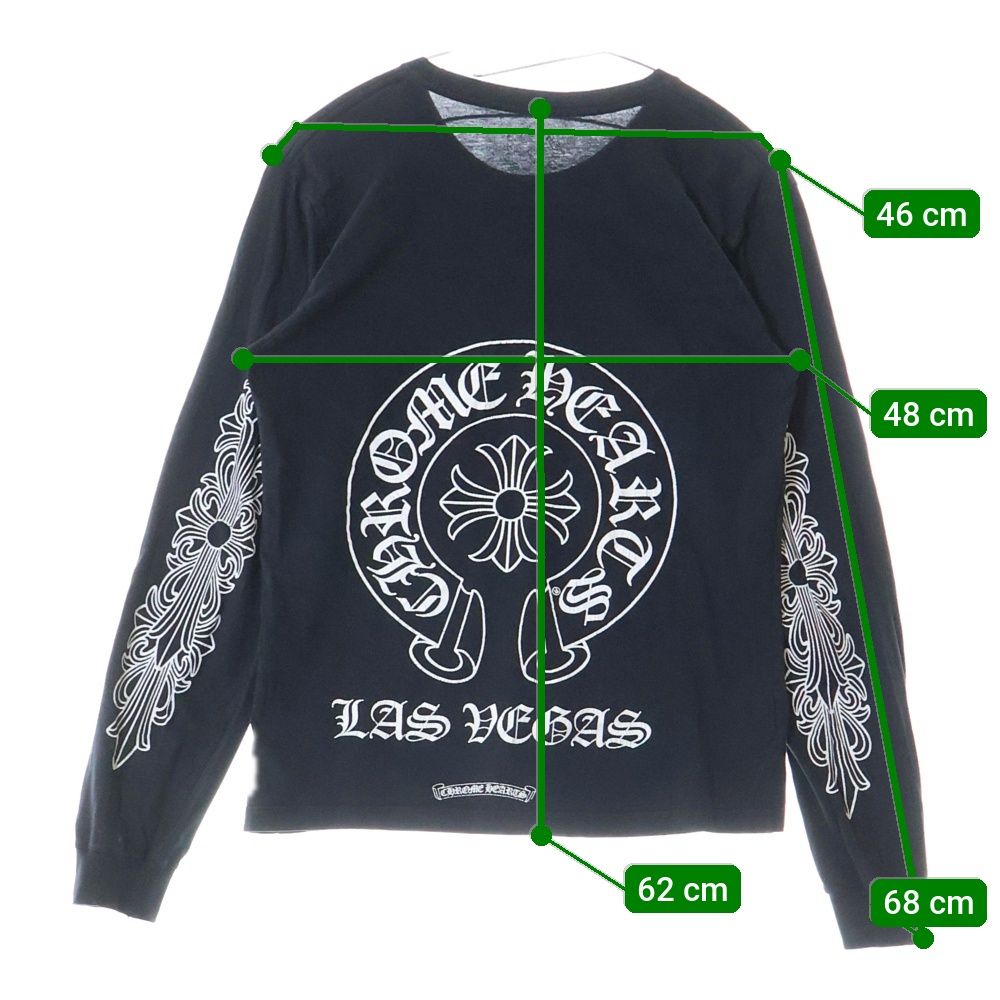 CHROME HEARTS (クロムハーツ) Las Vegas Horseshoe L/S Tee