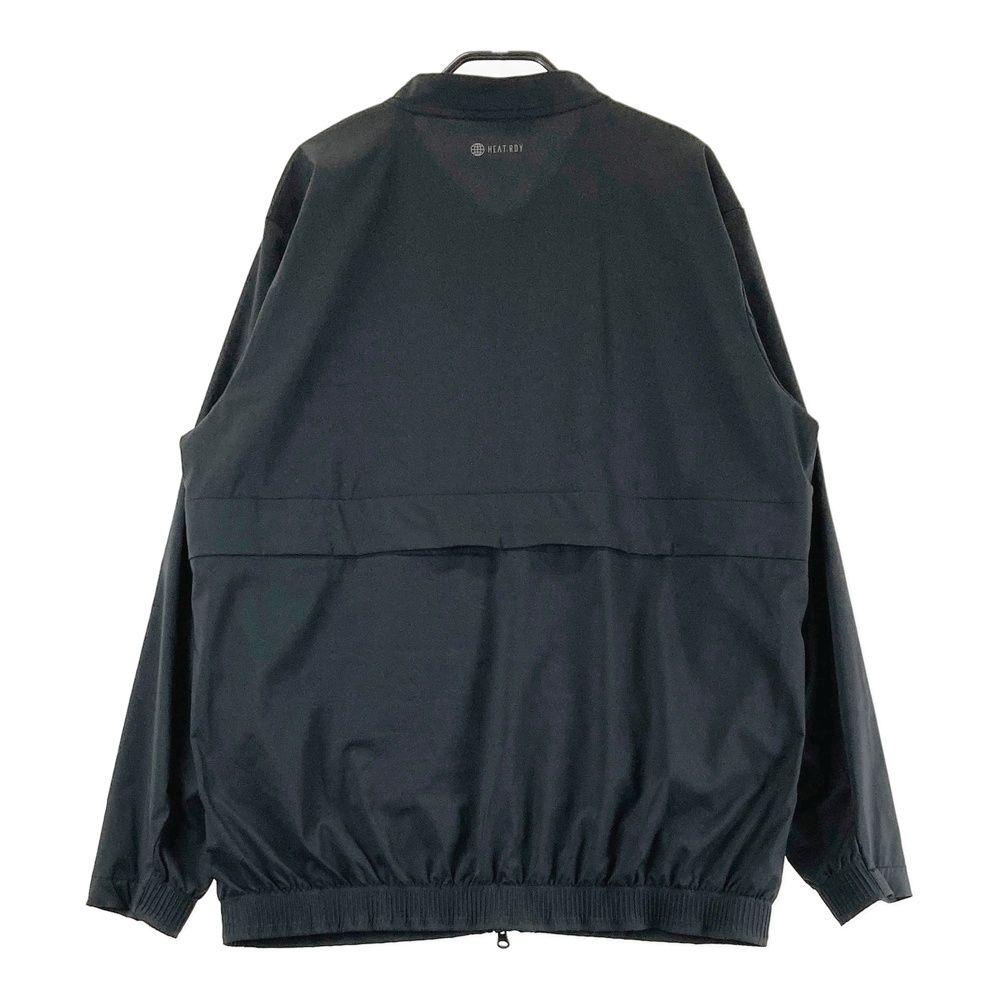 adidas ブラック ゴルフジャケット　Ｌサイズ adidas コート ジャケット ファブリックミックスストレッチ