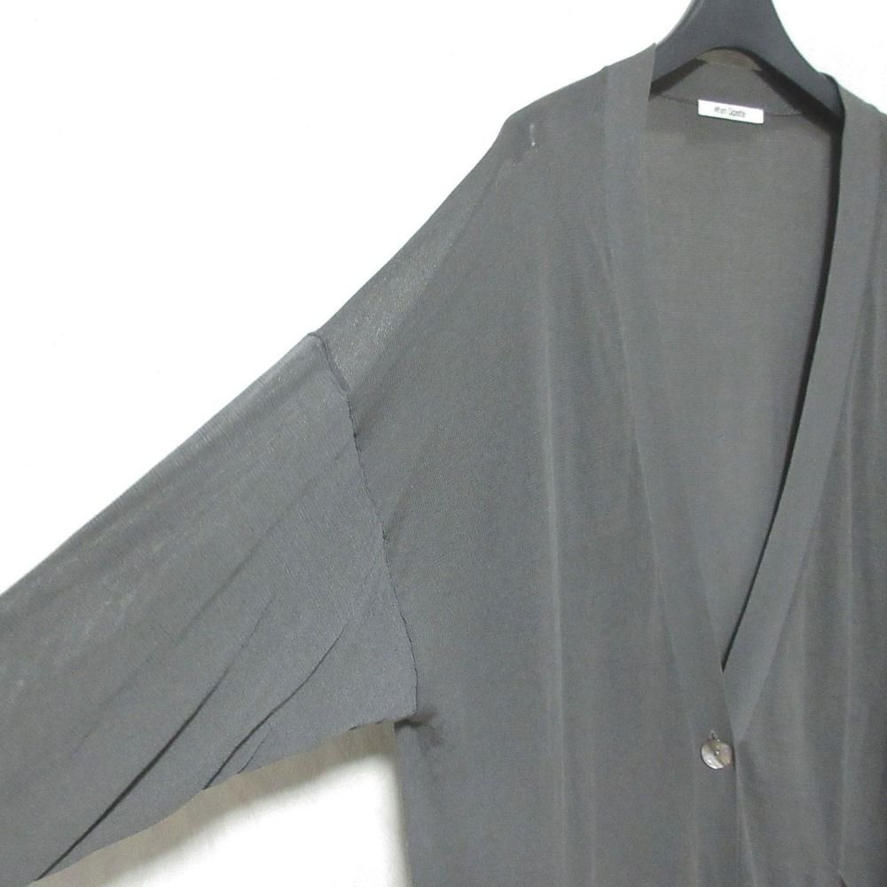 美品 24AW Whim Gazette ウィムガゼット 14Gロングカーディガン
