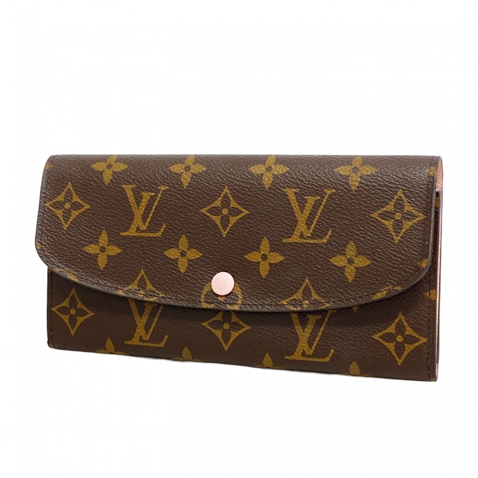 ルイ ヴィトン Louis Vuitton ルイ ヴィトン 長財布 モノグラム ポルトフォイユエミリー M61289 ブラウン ローズバレリーヌレディース