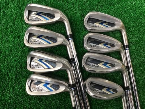 ダンロップ XXIO CROSS 2021 9S アイアンセット IR NS PRO 860GH D.S.T for XXIO フレックスR メンズ 男性用 右利き 右用 Cランク ゴルフクラブ