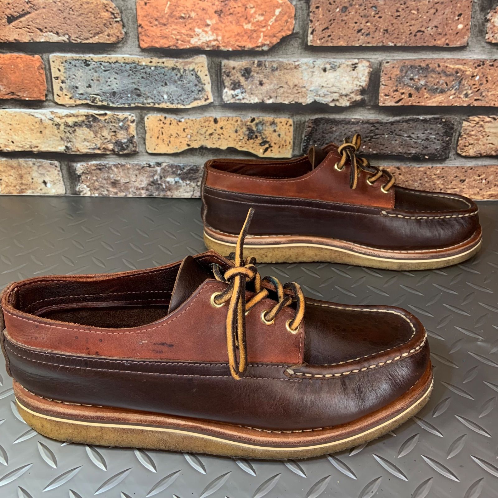 ☆ラッセルモカシン Fishing Oxford US8.5E 26.5cm (25B7-RUSS
