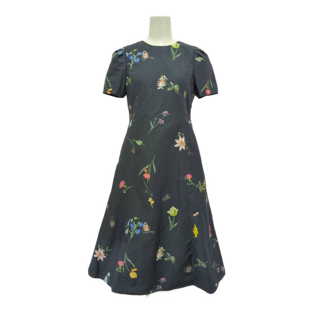 Maglie le cassetto マーリエルカセット ボタニカル ワンピース フラワーパターン 花柄|51-52121011|7|ネイビー 春夏 ♀ A レディース 579716