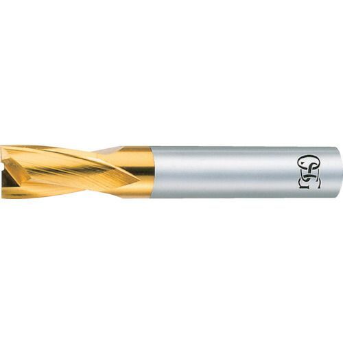 OSG ハイススクエアエンドミル TiNコート2刃キー溝用 刃径