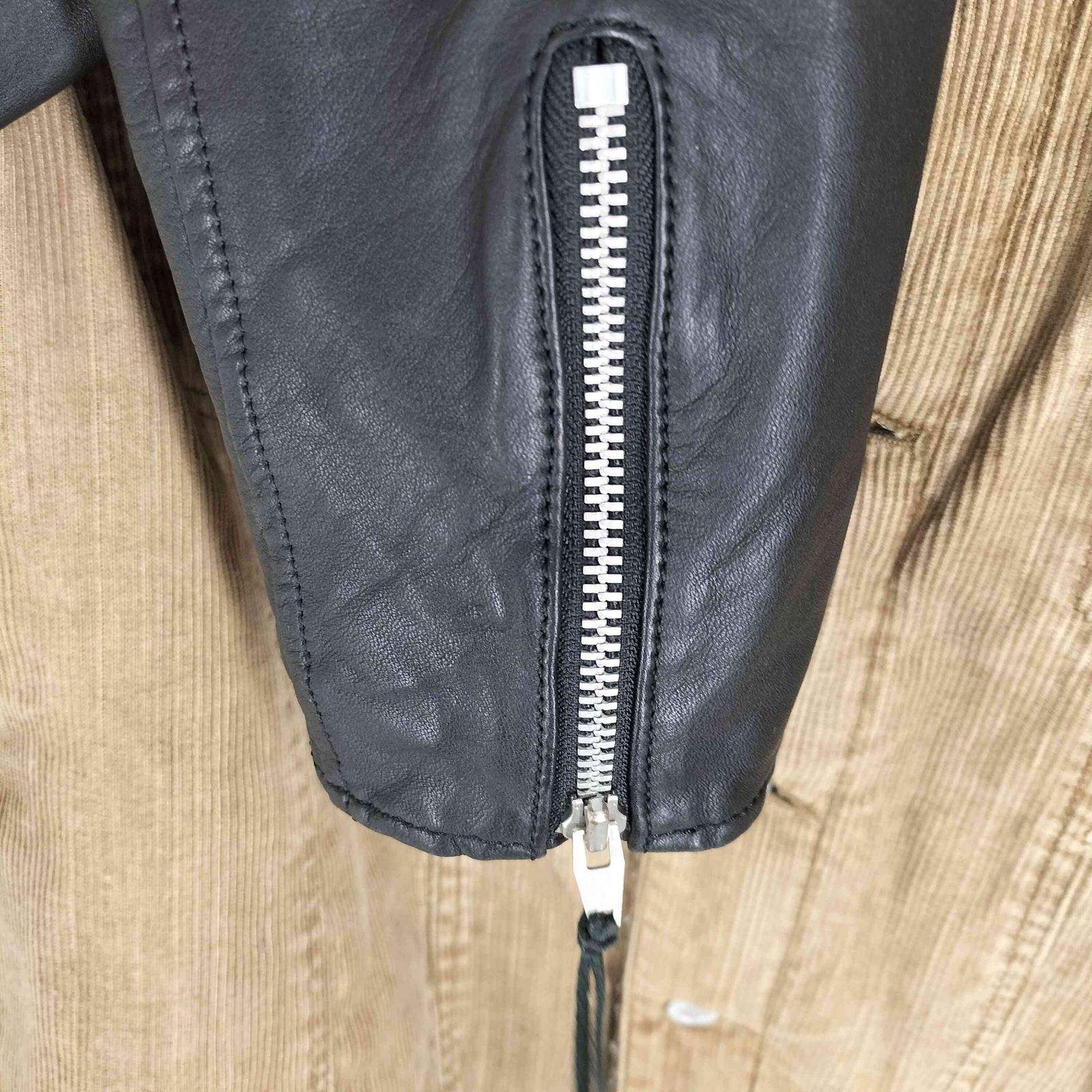 グッドイナフ GOODENOUGH レイヤードデザイン レザーライダース 