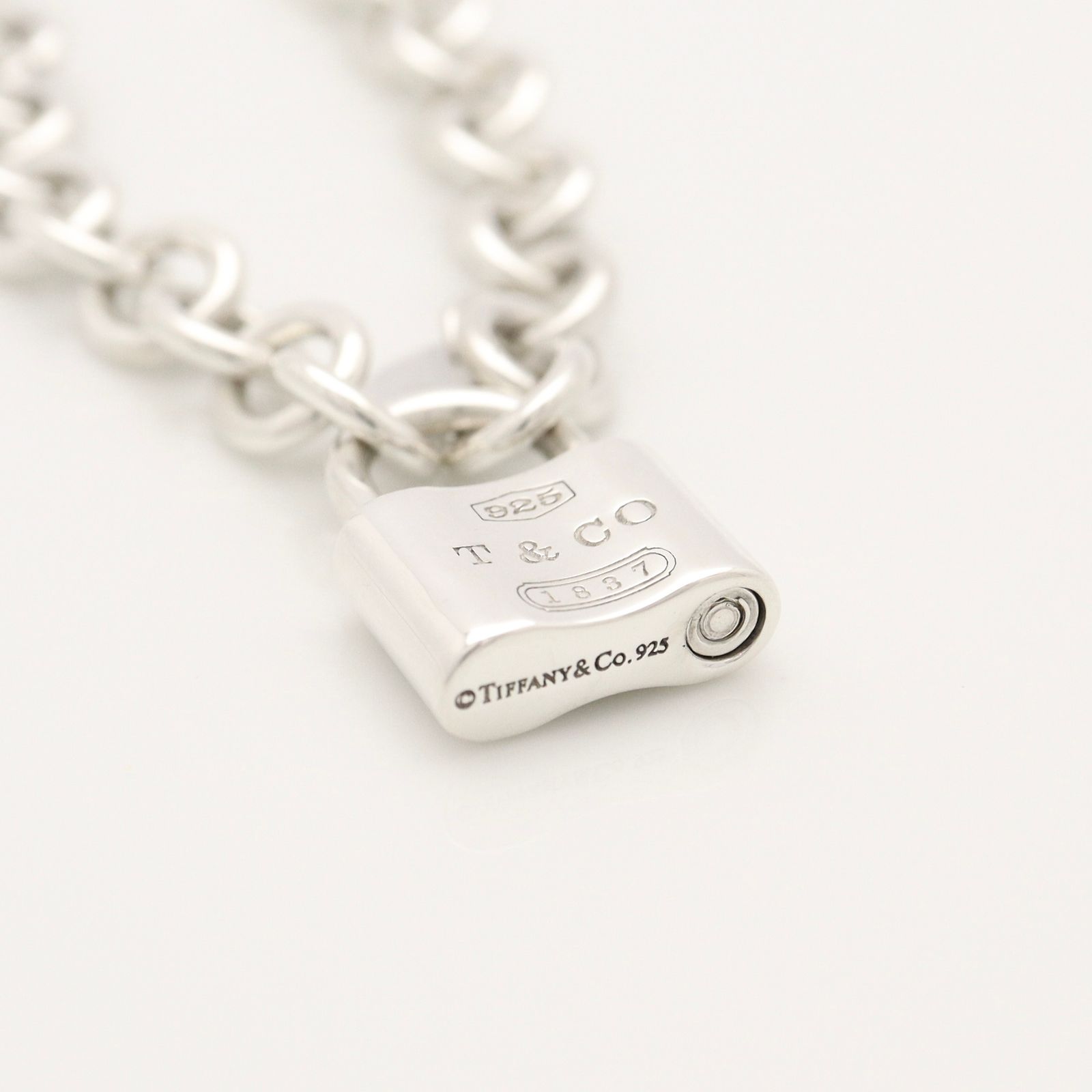 美品】ティファニー TIFFANY&Co. 1837 ロック チェーン ブレスレット 