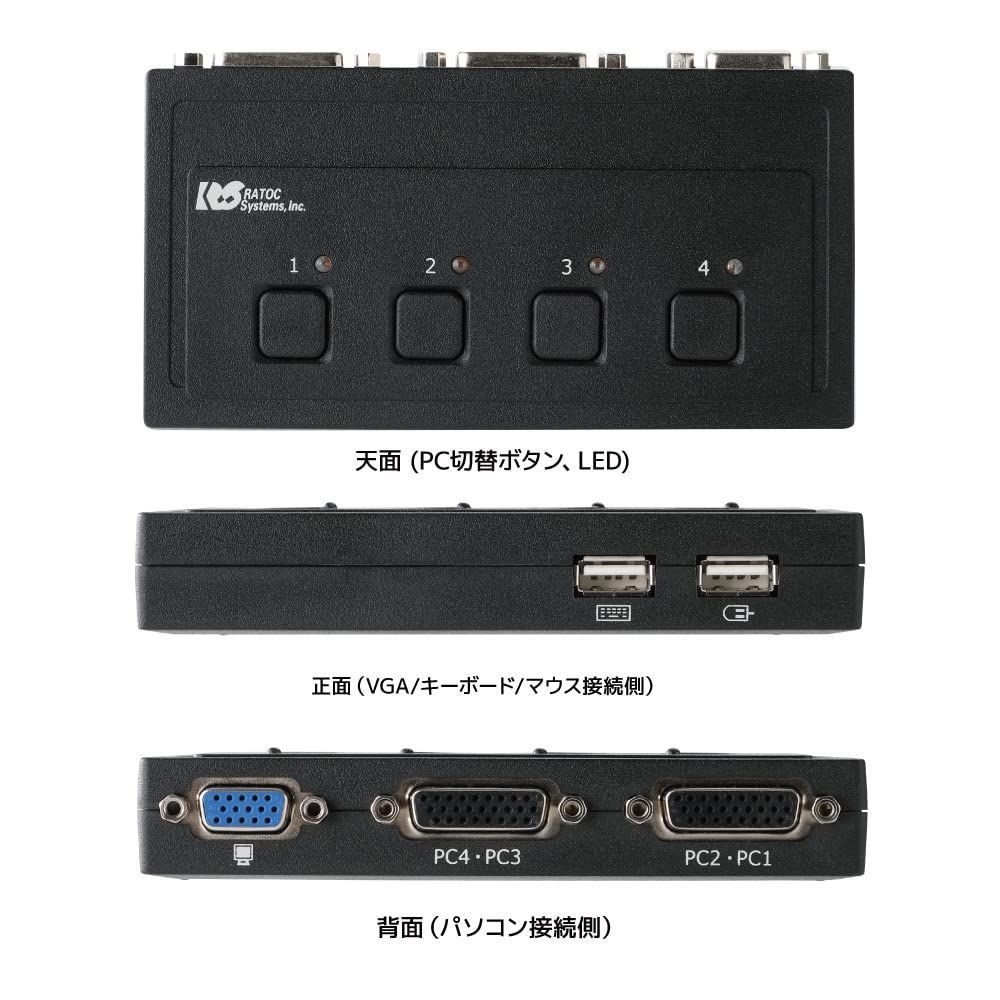 ラトックシステム VGAパソコン切替器