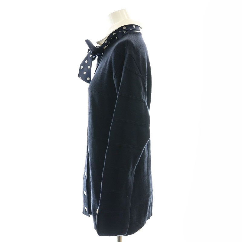 miss ashida(ミスアシダ) カーディガン サイズM レディース美品  - ライトグレー 長袖 miss ashida(ミスアシダ) カーディガン サイズM レディース美品