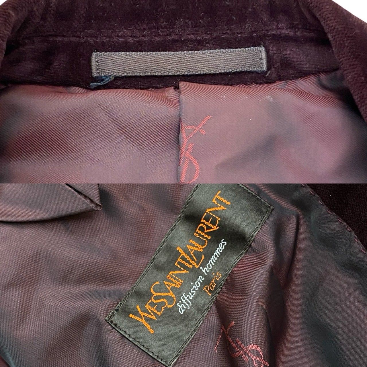 極 美品 YVES SAINT LAURENT イヴサンローラン ヴィンテージ ベロア