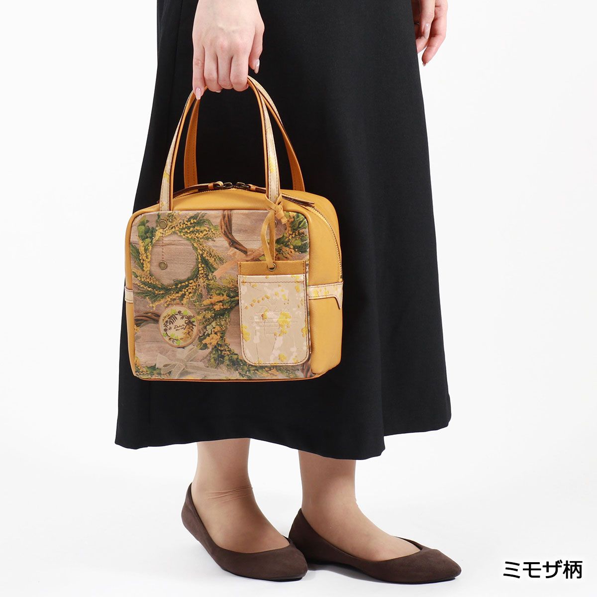 希少レア✨Dakota ダコタ イライザ バケツ型トートバッグ花柄カット 