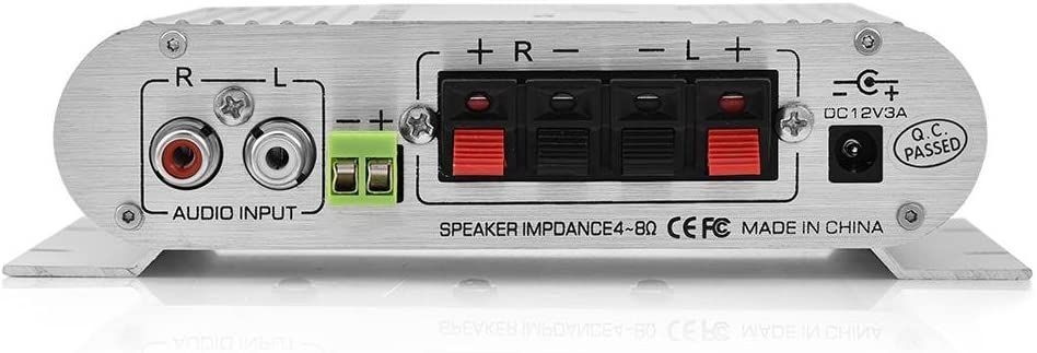 格安即決 新品 未使用 車用パワーアンプ ステレオアンプ スピーカーパワーアンプ 12v シルバー その他 Lavacanegra Com Mx Lavacanegra Com Mx