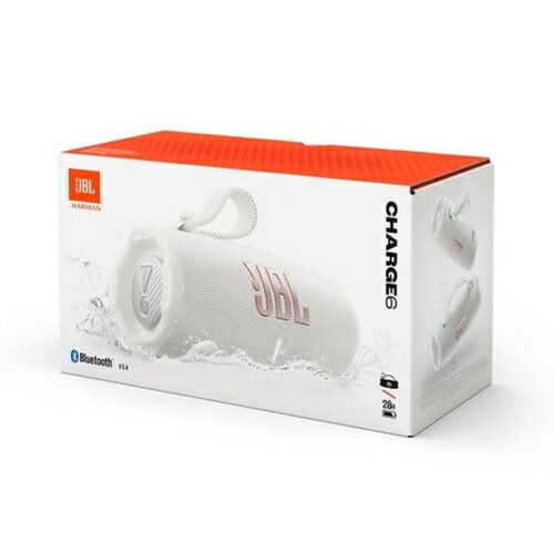 JBL Charge6 ワイヤレススピーカー ホワイト JBL Charge 6 Portable Bluetooth Speaker (White) JBLCHARGE6WHTAM