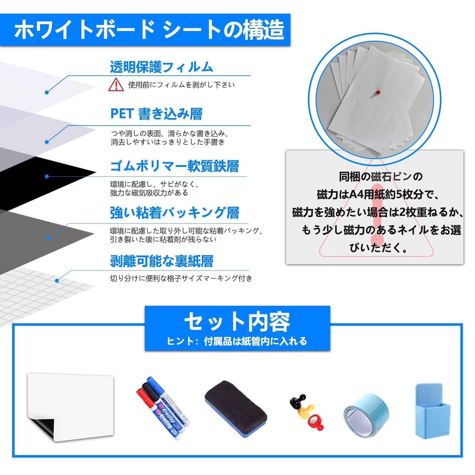 マグネット対応 シート