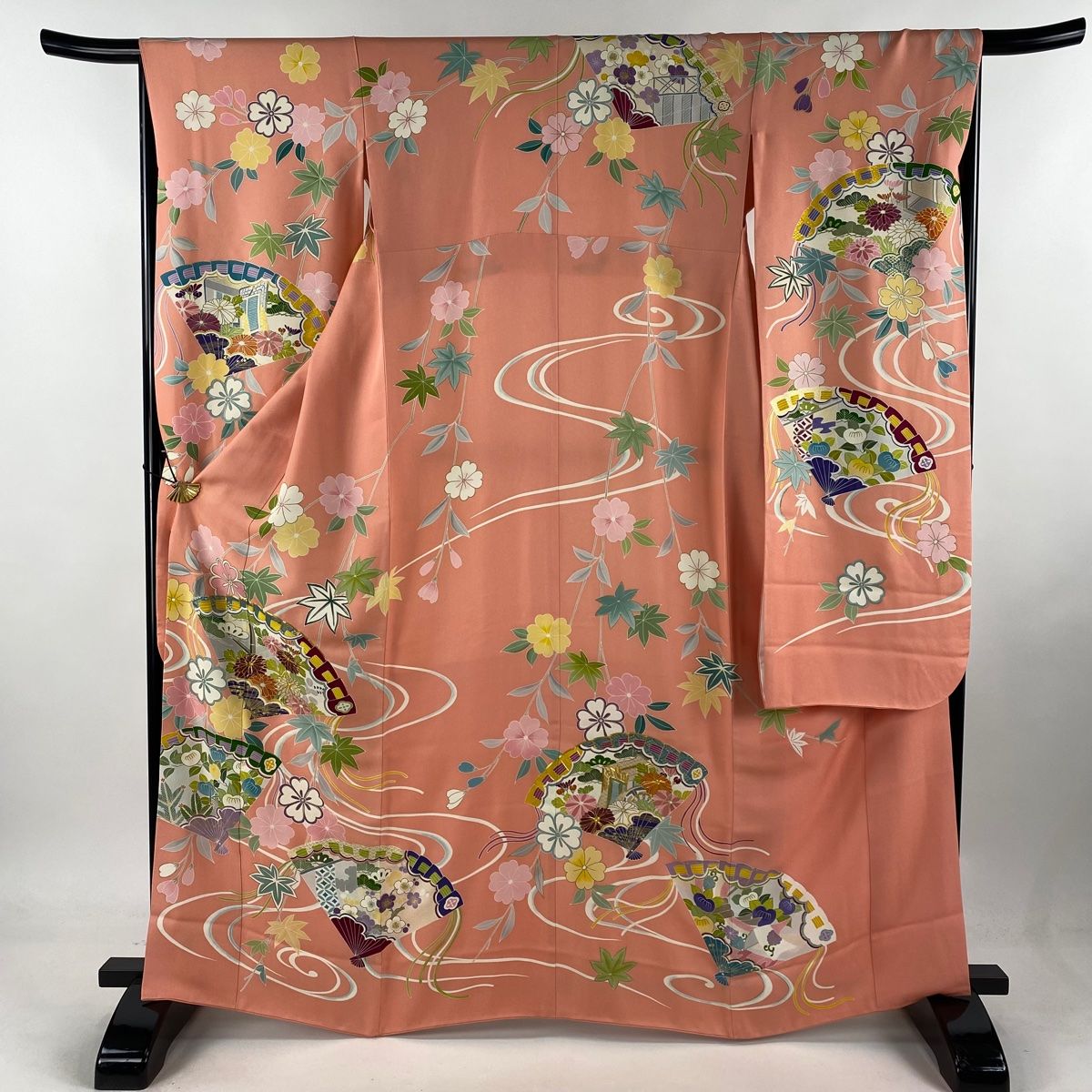 日本橋竺仙 今は見かけない珍品蕗柄、紅差し色 日本橋竺仙 今は