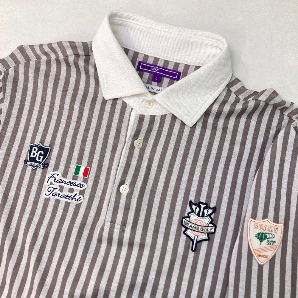BEAMS GOLF 長袖ポロシャツ ネイビー　新品Ｌサイズ BEAMS GOLF 長袖ポロシャツ ネイビー 新品Lサイズ 楽天市場】ビームス