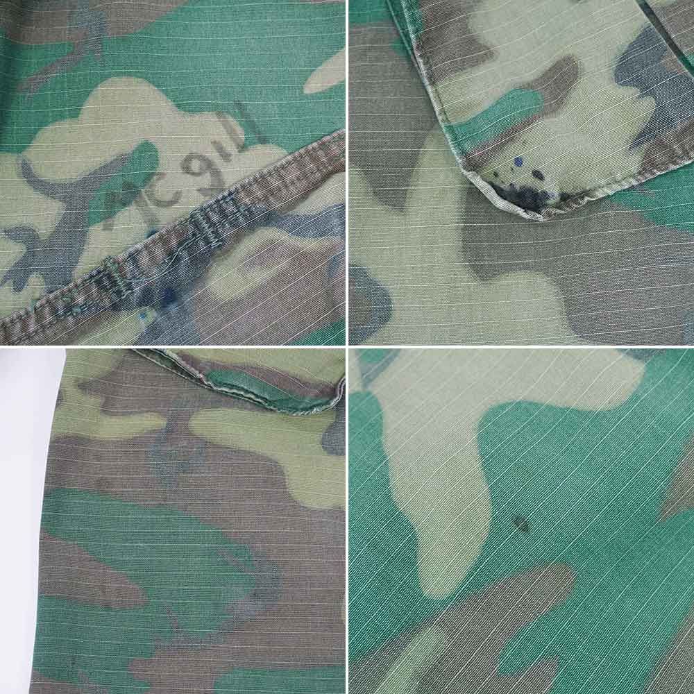 1960's 米軍 ERDL ジャングルファティーグ 4th M-L 米軍実物 US.ARMY 60s 60年代 ERDL ジャングルファティーグ