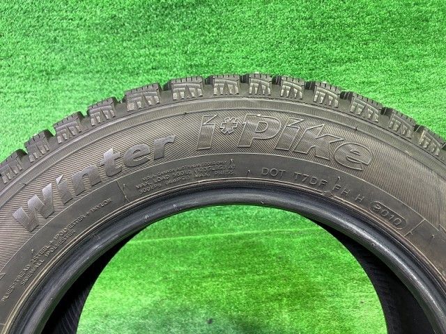 【ITEM半額以下！】 HANKOOK スタッドレス スパイクタイヤ ハンコック iPike 185|65R15 4本 7ミリ