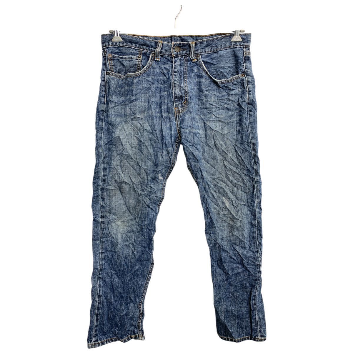 Levi's 505 デニムパンツ W34 リーバイス レギュラーフィット インディゴ コットン 古着卸 アメリカ仕入 2501-286