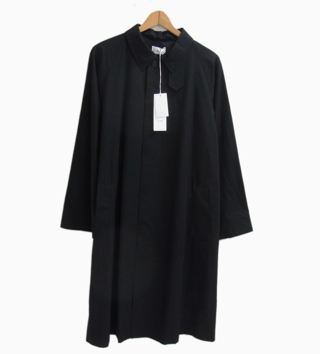 未着用 定価108,900円◇ATON エイトン CM AG SM 0106 コットン ロング 