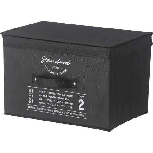 【新品・2営業日で発送】FUJIBOEKI 不二貿易 蓋付不織布インナーボックススタンダードBK(70455) 品番:65285 品番:65285【入数:6】