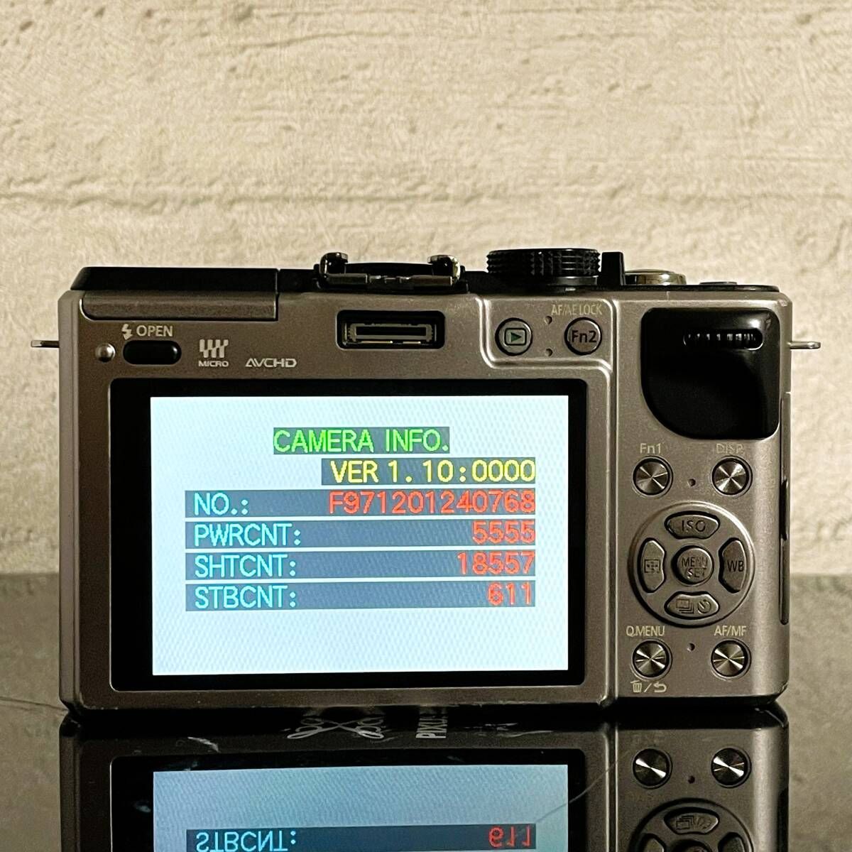 F18[6619B]☆極美品☆ パナソニック Panasonic LUMIX DMC-GX1