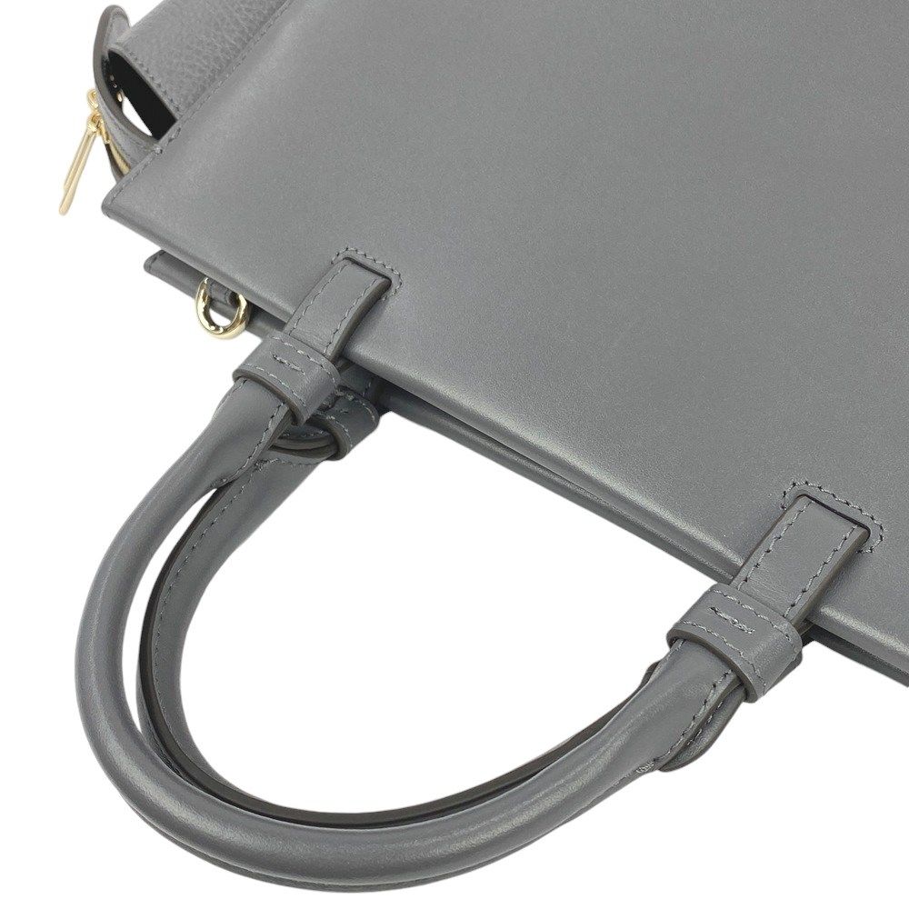 □未使用□ フルラ エマ M 2way トート ハンド バッグ カーフ レザー  