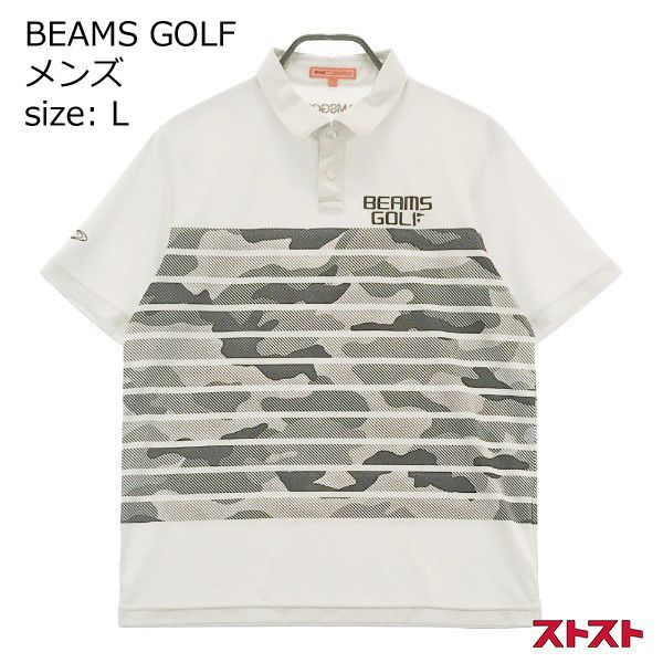 【新品】ビームスゴルフ／ポロシャツ／半袖 BEAMS GOLF ビームスゴルフ 半袖ポロシャツ L ［240001990333