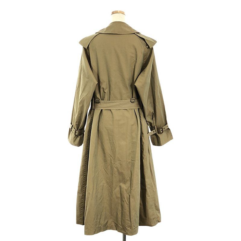 Auralee Finx Chambray Big Trench Coat FINX CHAMBRAY BIG