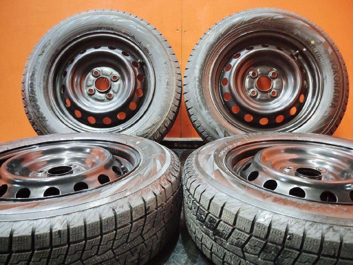 タイヤ未走行に近い【YK iG70 165/70R14】スタッドレス【スチール 