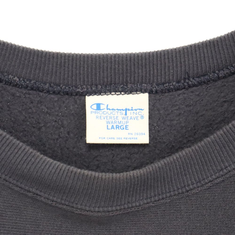 NAVY リバースウィーブ　単色タグ CHAMPION (チャンピオン) 青単色タグ復刻 REVERSE WEAVE SWEAT